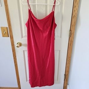 NWT Emma & Michele red slip dress, XL